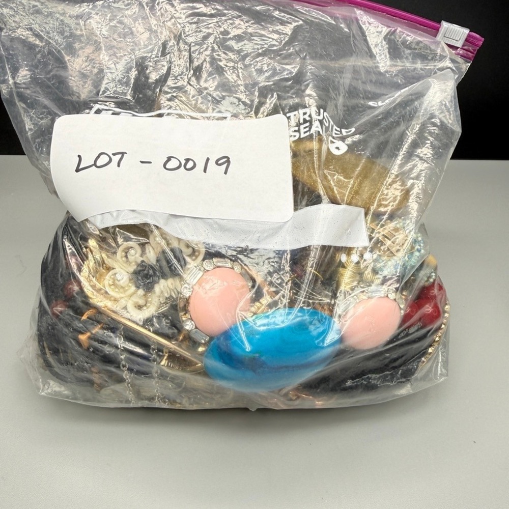 Junk Jewelry Lot over 3 lbs Pounds Harvest Craft Resell Tangled